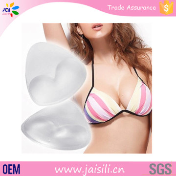 silicon braest pad invisible padding insert bra cup for swimming