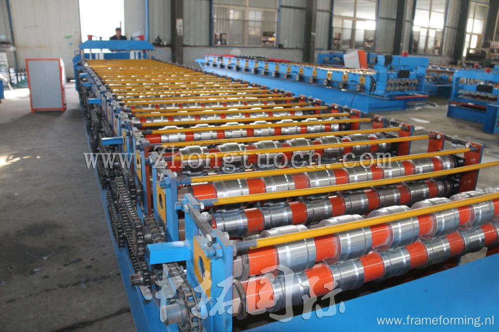 Double Layer Galvanized Roofing Sheet Roll Forming Machine