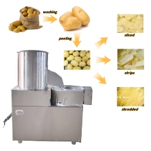 KLS Small Scale Sweet Potato Peeling and Cutting Machine