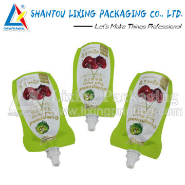 LIXING PACKAGING tea drink spout pouch, tea drink spout bag, tea drink pouch with spout, tea drink bag with spout