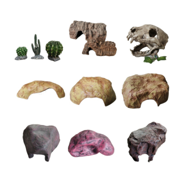 Reptile Cave Hide Shelter for Lizards, Hermit Crabs, Spiders & Frogs