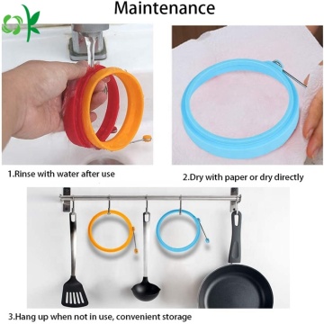 BPA Free Silicone Egg Rings