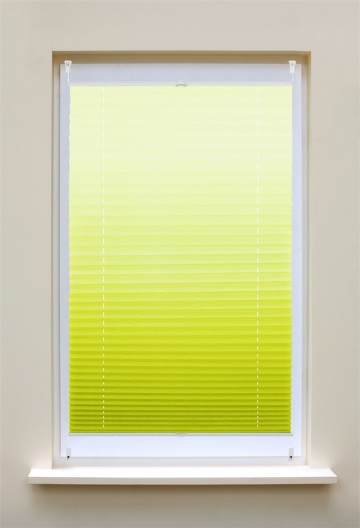 Cordless fabric pleated window shades