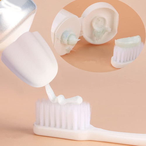 Tappo di dentifricio silicone a vite divertente riutilizzabile personalizzato