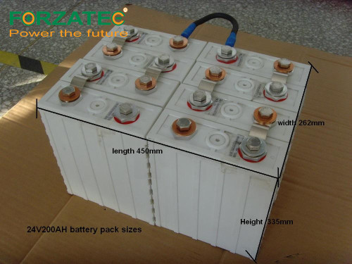 24V50Ah LiFePO4 Lithium Iron Phosphate Battery