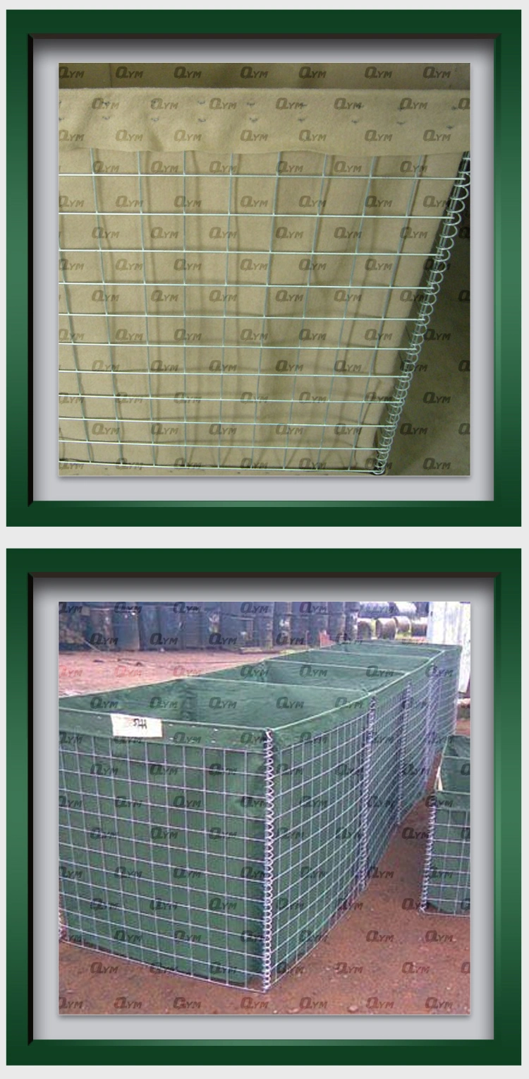 Galvanized Hesco Barrier Welded War Defence Wall