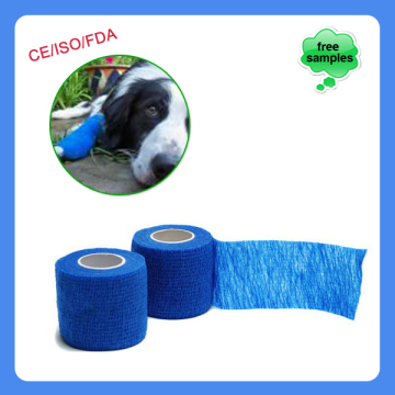 Colorful Auto Sticky Cohesive Elastic Bandage For Veterinary Use