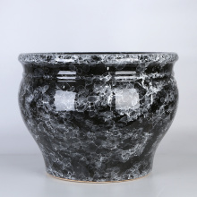 Potes de cerámica glaseados grandes al aire libre chinos para plantas