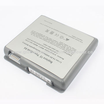 Replacement Laptop Battery for Apple 8244 PowerBook G4, 14.4V, 4,400mAh