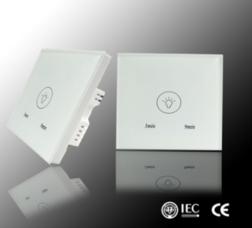 Timer Switch, touch time switch with glass panel design