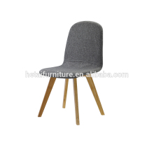 Fabrice Sent and Back Dining Chair with Oak Leg