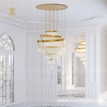 Custom hotel luxury crystal chandelier Chandelier in luxury lobby