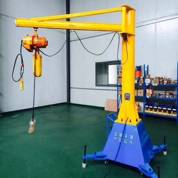 Customized 90/180/270/360 Degree Canlilever Mini Swivel Jib Crane with Hoist Lift for Indoor Andoutside Hot Sale in South America