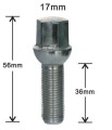 17mm hex Ball Sitz Lug bolts