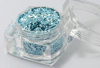 Rhombus Shape Metallic Glitter Powder With Blue / Red / Green Color