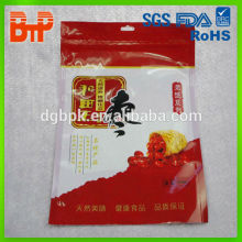 plastic packing bag with zipper lock