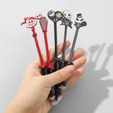 6pcs Makeup Brushes With Brooch Halloween