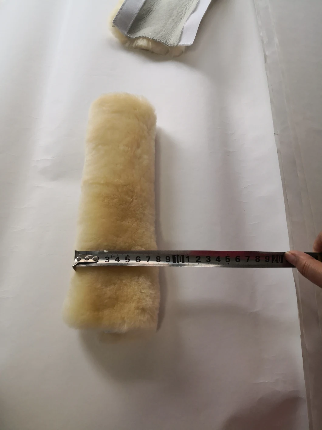 Real Lamb Fur Car Seat Belt Cover