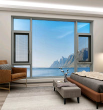 SMIRO Professional top hung outward opening aluminium window