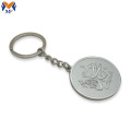 Metal Custom Gold Silver Souvenir Medallion Keychain