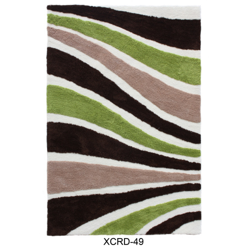 Conception de tapis Shaggy Soft Microfiber