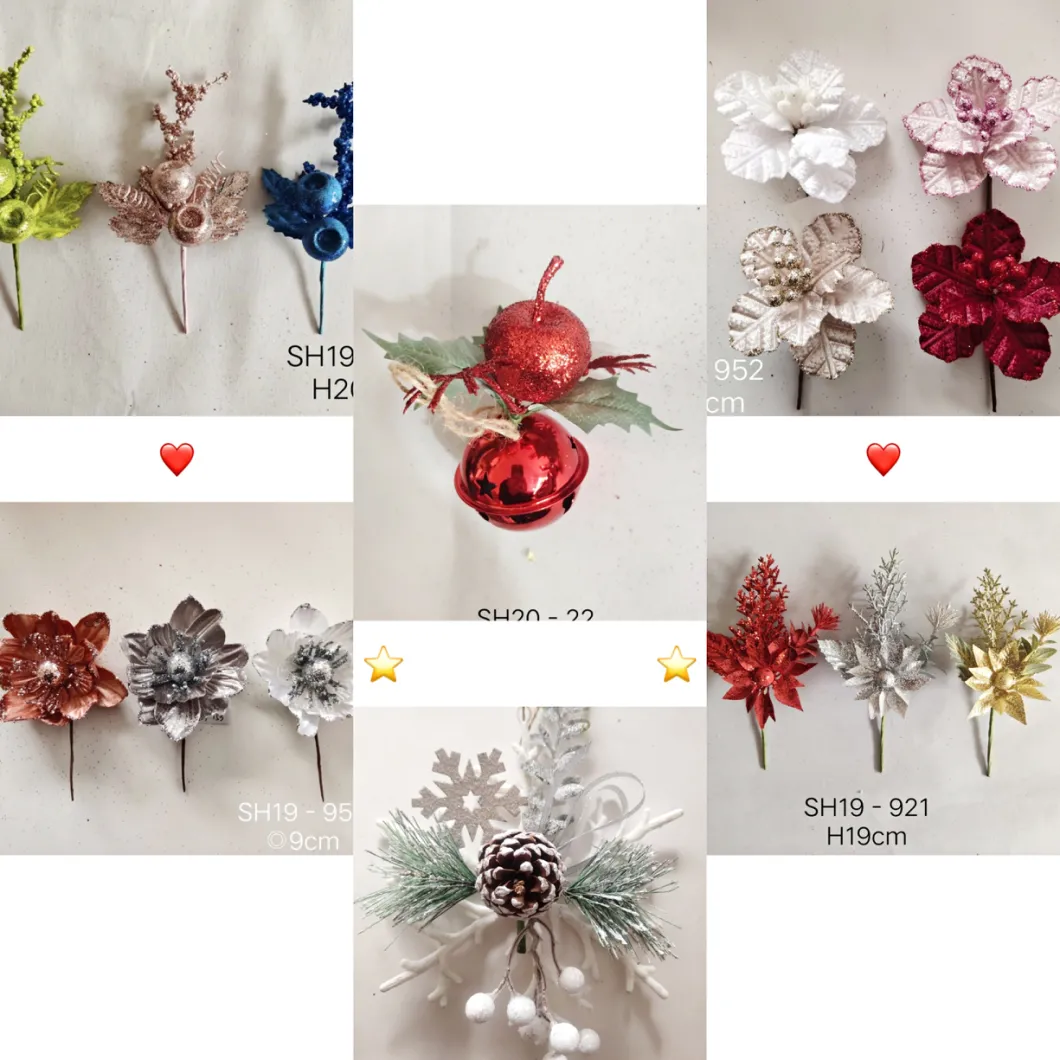 Christmas Berry Fruits Decoration Branch Party Artificial Flower