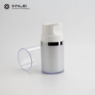 30ml double foam PP press vacuum bottle