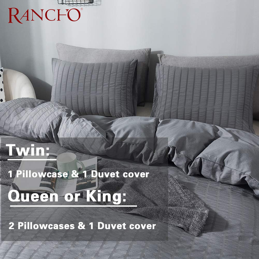 Microfiber Textured Duvet Cover