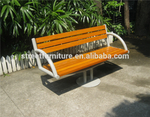 Street furniture wooden salts garden bench