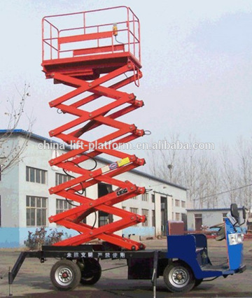 Safe Moblile Vehicle mounted scissor lift platform ,aerial lift