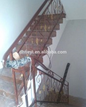decorative wrought iron indoor stair railings