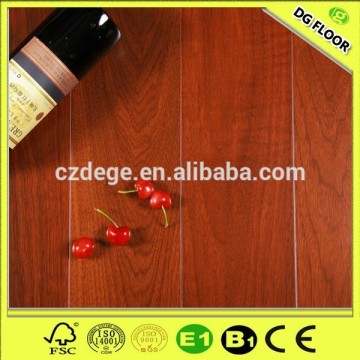 Beech multilayer engineered wood flooring handscraped surface