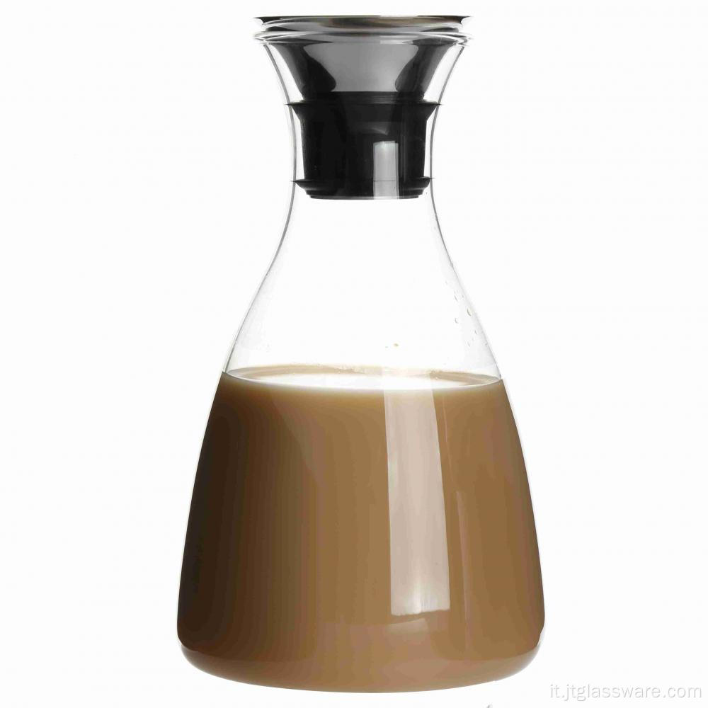 Caffettiera ad alto vetro borosilicato