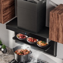 Large Suction Kitchen Hood Chimney with Double Side Suction