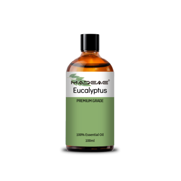 Venta caliente 100% puro de eucalipto orgánico natural aceite esencial para el cabello corporal cuidado de la piel spa masaje