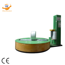 Automatic cylinder paper roll cellophane wrapping machine
