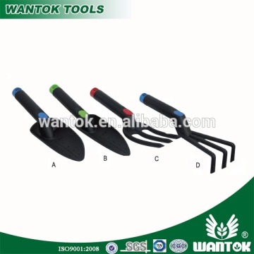 WANTON 4PCS plastic garden tool set/trowel/transplanter/fork/rake