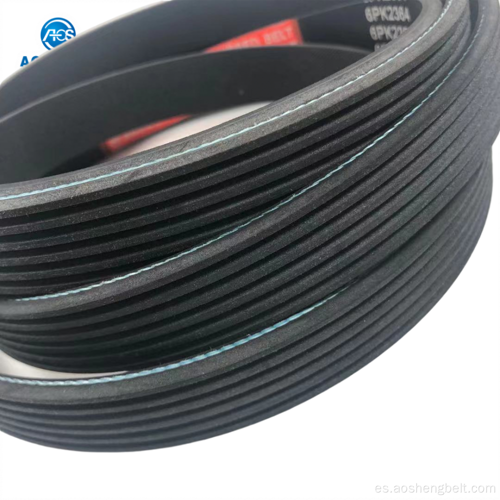 Cinturón de ventilador EPDM Courroie 6PK 7PK 8PK