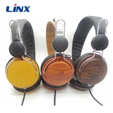 Best Selling Good Sound Quality OEM Wood Headphones