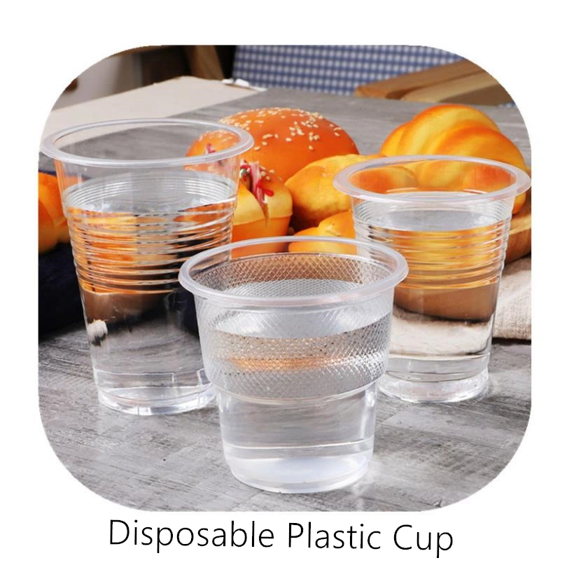 Customized Color 4oz/8oz/10oz/12oz/16oz Disposable Plastic Cup for Drinking