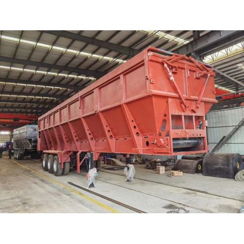 3 ejes 45ton Dump Semi Trailer Dumper