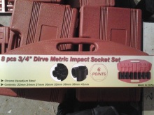8pc impact socket wrench metric or sae