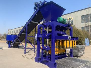 Semi automatic cement concrete block machine price