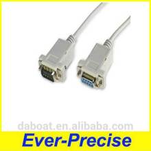 D-sub Cable Assemblies with RS232 DB9M to DB9F Extension Serial Cables and 1.8m Null Modem