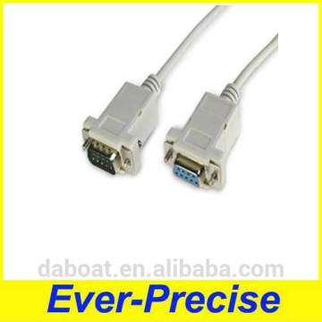 D-sub Cable Assemblies with RS232 DB9M to DB9F Extension Serial Cables and 1.8m Null Modem