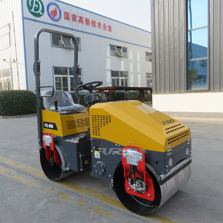 Small Vibratory Roller Asphalt Roller Mini Road Roller Double Drum Road Roller