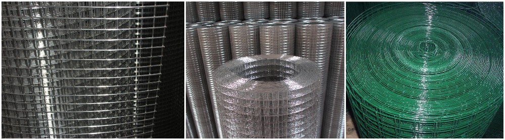 1/2" hot dip electro galvanized welded wire mesh For Protection and Construction