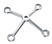 curtain wall system four paws glass spider,glass fitting K-GS01