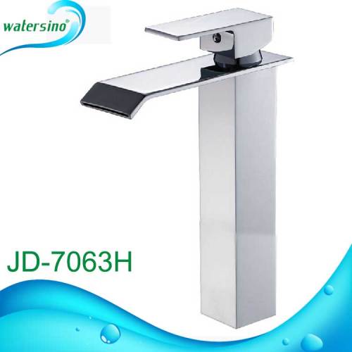 Basin faucet high rise waterfall bathroom basin taps