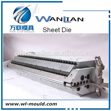 China Professional die manufacture ,extrusion PE sheet die for Stationery sheet